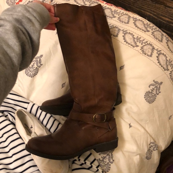 Shoes - Brown riding boots from Macy’s